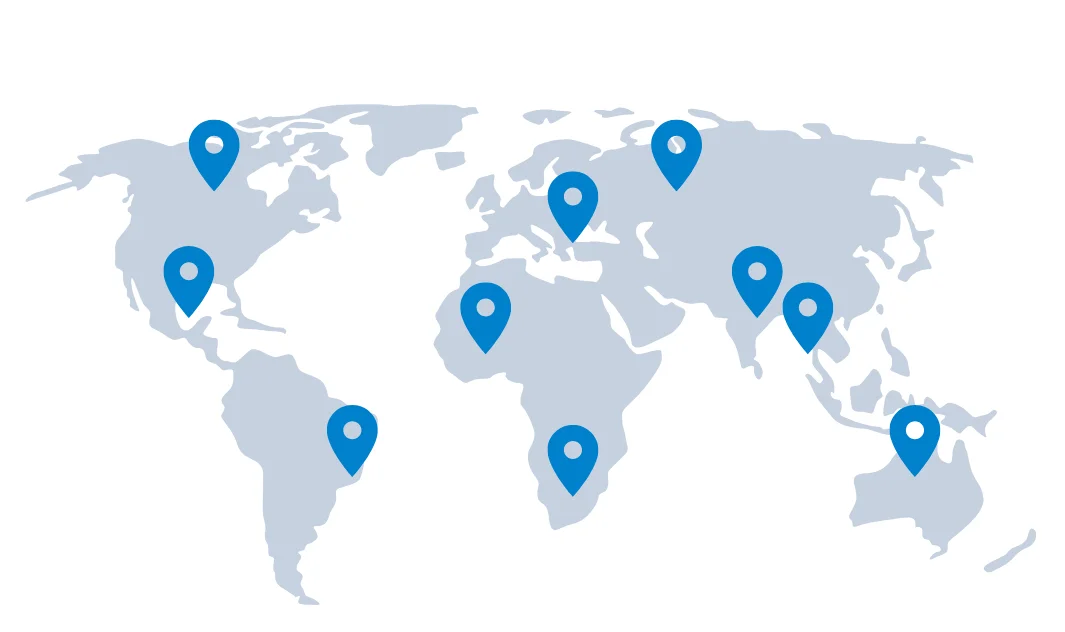 Global Map of Projects